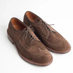 Alden Derby And Oxford Shoes* - 97565 F - Duilio Suede Derby - Tobacco