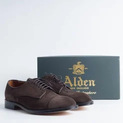 Alden Derby And Oxford Shoes* - M0501Y - Derby Modified (Ergonomic) - Dark Brown Suede