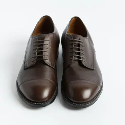 Alden Derby And Oxford Shoes* - M1501Y - Derby With Ergonomic Shape Toecap - Brown Calfskin