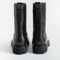 Anna F. Ankle Boots*Anna F - Ankle Boot - 9715 - Black Leather