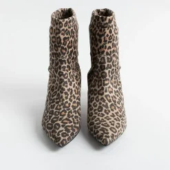 Anna F. Ankle Boots*Anna F - Ankle Boot - 9800 - Stretch Fabric - Spotted
