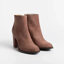 Anna F. Ankle Boots*Anna F - Ankle Boot - 9685 - Velor Corten