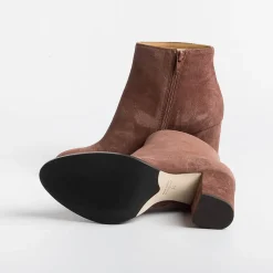 Anna F. Ankle Boots*Anna F - Ankle Boot - 9685 - Velor Corten