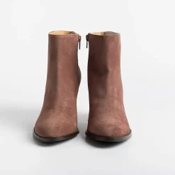 Anna F. Ankle Boots*Anna F - Ankle Boot - 9685 - Velor Corten