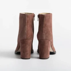 Anna F. Ankle Boots*Anna F - Ankle Boot - 9685 - Velor Corten