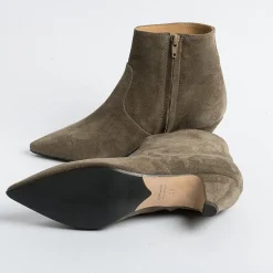 Anna F. Ankle Boots*Anna F - Ankle Boot - 9760 - Velor Tortora