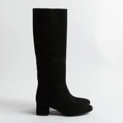 Anna F. Boots*Anna F - Boots - 9788 - Suede - Black