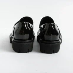 Anna F. Loafers*Anna F - Moccasin - 1498 - Patent - Black