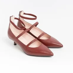Anna F. Decollete* - Pumps - 1656 - Leather - Carmine
