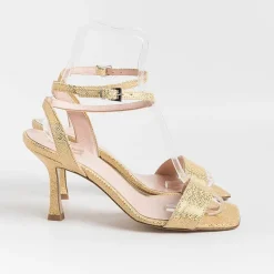 Anna F. Sandals With Heel* - Sandals With Heels - 3687 - Platinum Iris