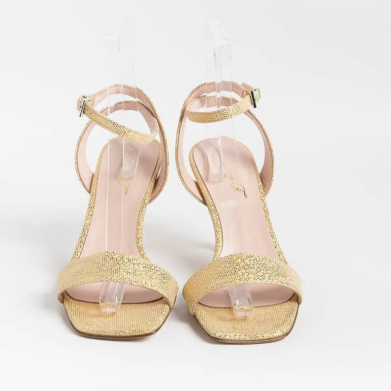 Anna F. Sandals With Heel* - Sandals With Heels - 3687 - Platinum Iris