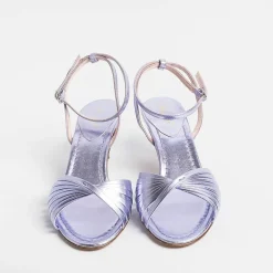 Anna F. Sandals With Heel* - Sandals With Heels - 3661 - Lilac Laminate