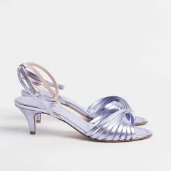 Anna F. Sandals With Heel* - Sandals With Heels - 3661 - Lilac Laminate