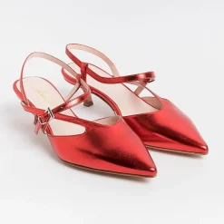 Anna F. Slingbacks* - Sling Back 1318 - Red Laminate