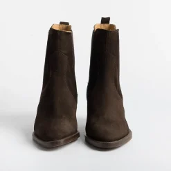 Anna F. Texans*Anna F - Texan - 9690 - Dark Brown Velor