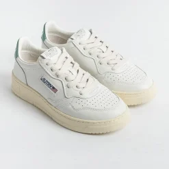 AUTRY - Collezione donna Sneakers*Autry - Aulw Ll56 - Sneakers Low Wom All Leat - White Green Malachite