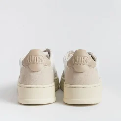AUTRY - Collezione donna Sneakers*Autry - Aulw Ls58 - Sneakers Low Wom Leat - White Beige Pepper