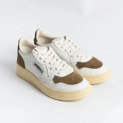 AUTRY - Collezione donna Sneakers*Autry - Aulw Sl06 - Sneakers - Low Wom Suede Leat - White Cigar
