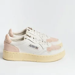 AUTRY - Collezione donna Sneakers*Autry - Aulw Sl03 -Sneakers Low Wom Suede Leat - White Pink