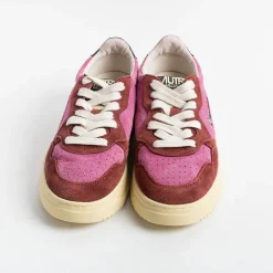 AUTRY - Collezione donna Sneakers*Autry - Aulw Ss19 -Sneakers Low Wom Leat - Fuchsia Bordeaux