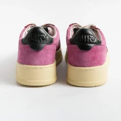 AUTRY - Collezione donna Sneakers*Autry - Aulw Ss19 -Sneakers Low Wom Leat - Fuchsia Bordeaux