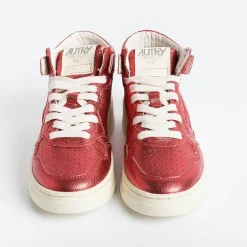 AUTRY - Collezione donna Sneakers*Autry - Aumw Gm06 - Sneakers Mid Wom Goat - Metal Red