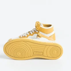 AUTRY - Collezione donna Sneakers*Autry - Aumw Wb12 - Sneakers Mid Wom Leat - Mustard