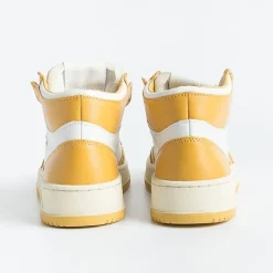 AUTRY - Collezione donna Sneakers*Autry - Aumw Wb12 - Sneakers Mid Wom Leat - Mustard