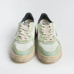 AUTRY - Collezione donna Sneakers*Autry - Avlw Sv18- Sneakers Low Wom Leat - Green Blue - Vintage Edition