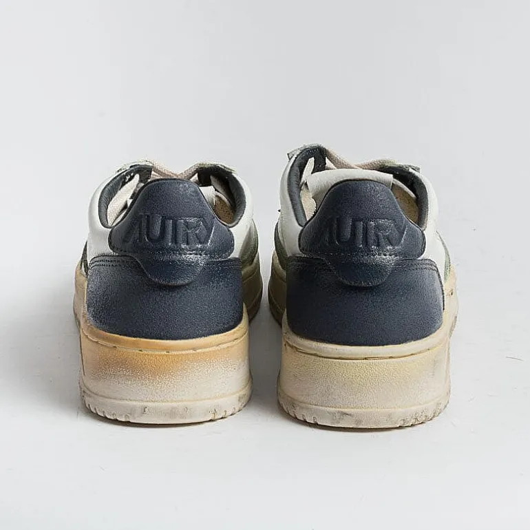 AUTRY - Collezione donna Sneakers*Autry - Avlw Sv18- Sneakers Low Wom Leat - Green Blue - Vintage Edition