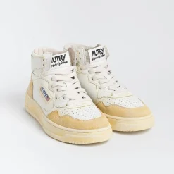 AUTRY - Collezione donna Sneakers*Autry Avmw Yl01 - Sneakers Mid Wom Leat/Leat - Super Vintage - White