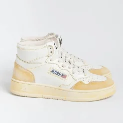 AUTRY - Collezione donna Sneakers*Autry Avmw Yl01 - Sneakers Mid Wom Leat/Leat - Super Vintage - White