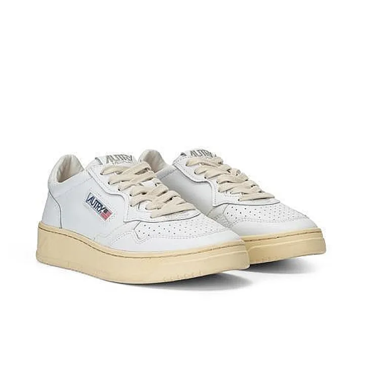 AUTRY - Collezione uomo Sneakers*Autry Ll21 - Sneakers Low Man All Leat - White/Red