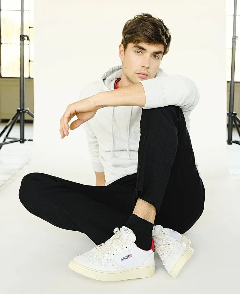 AUTRY - Collezione uomo Sneakers*Autry Ll21 - Sneakers Low Man All Leat - White/Red