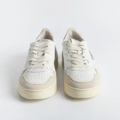 AUTRY - Collezione donna Sneakers*Autry Ls37- Sneakers Low Wom Leat/Suede - White/Powder