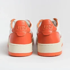 AUTRY - Collezione uomo Sneakers*Autry Sneakers Aulm Wb21 - Low Man Leat - White/Orange