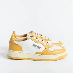 AUTRY - Collezione uomo Sneakers*Autry Sneakers Aulm Wb12 - Low Man All Leat - White/Ocher Rooster