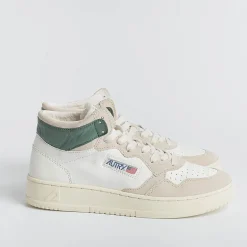 AUTRY - Collezione uomo Sneakers*Autry Sneakers Aumm Gs11 - Mid Man Goat/Suede - White/ Green