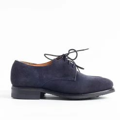 BERWICK 1707 - Collezione Donna Derby And Oxford Shoes*Berwick 1707 - Lace Up 116 - Smooth Derby - Blue Suede