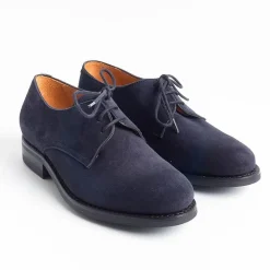 BERWICK 1707 - Collezione Donna Derby And Oxford Shoes*Berwick 1707 - Lace Up 116 - Smooth Derby - Blue Suede