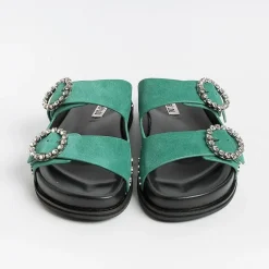 BIBI LOU Low Sandals* - Flat Sandals - 506Z Green
