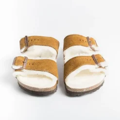 BIRKENSTOCK Low Sandals* - Flat Sandals 1001135 - Arizona Fur - Mink