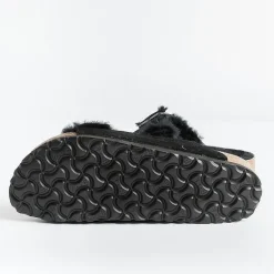 BIRKENSTOCK Low Sandals* - Flat Sandals 0752663 - Arizona Fur - Black