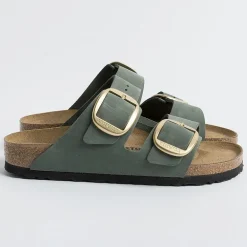 BIRKENSTOCK Low Sandals* - Flat Sandals 1025367 - Arizona Big Buckle - Thyme