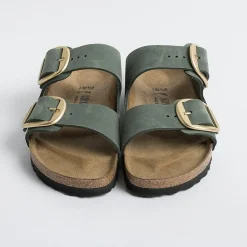BIRKENSTOCK Low Sandals* - Flat Sandals 1025367 - Arizona Big Buckle - Thyme