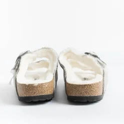 BIRKENSTOCK Low Sandals* - Flat Sandals 1017403 - Arizona Fur - Grey