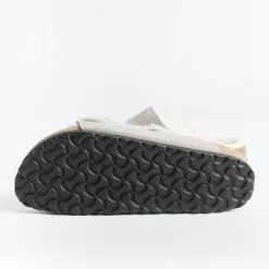 BIRKENSTOCK Low Sandals* - Flat Sandals 1017403 - Arizona Fur - Grey