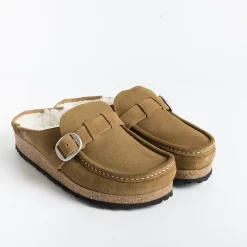 BIRKENSTOCK Sabots And Sleepers* - Sleepers 1018126 - Buckley - Shearling Tea