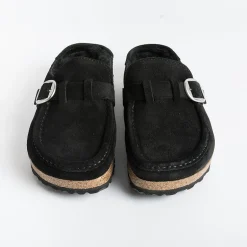 BIRKENSTOCK Sabots And Sleepers* - Sleepers 1018126 - Buckley - Black Shearling