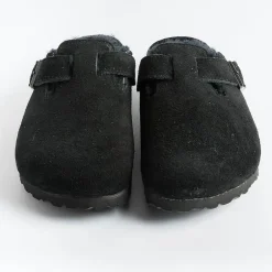 BIRKENSTOCK Sabots And Sleepers* -Sleepers 0259883 - Boston Fur - Black